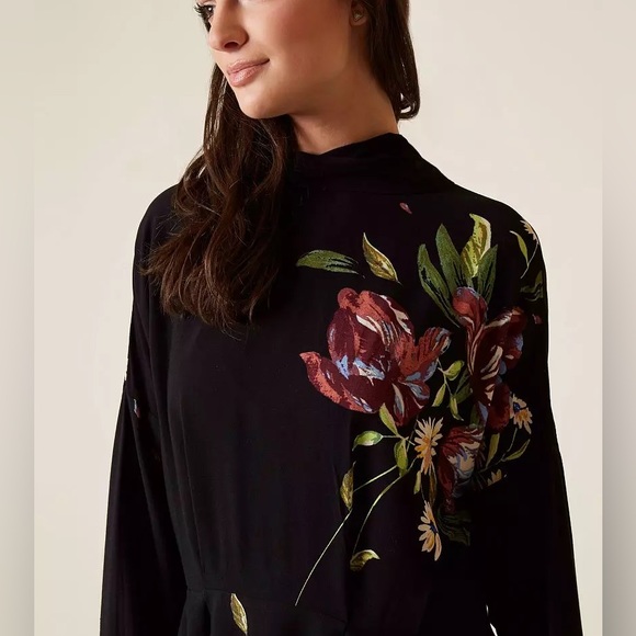 NWT Free People • Black Gemma Tunic Top and/or Mini Dress Sz M - Picture 7 of 7